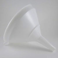 Funnel, plastic 12" top, with strainer