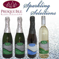 Presque Isle Wine Cellars sparkling wines gift package