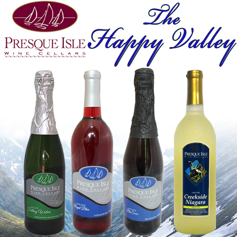 Presque Isle Wine Cellars Penn State themed wine gift package