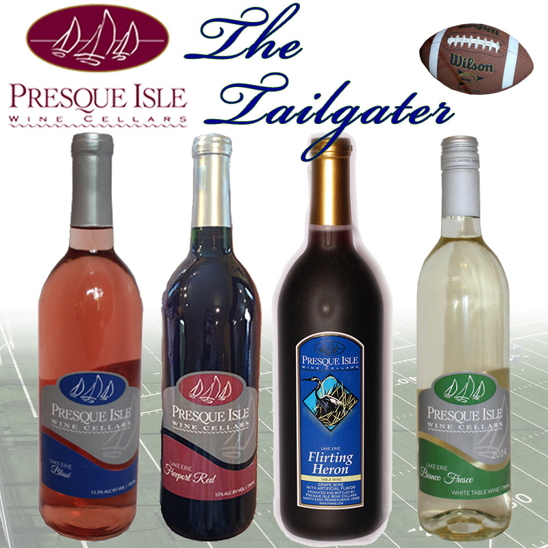 Presque Isle Wine Cellars variety wine party package perfect for tailgating