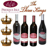 Presque Isle Wine Cellars Cabernet and Merlot heavy hitters dry red wine gift package