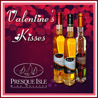 Presque Isle Wine Cellars perfect Valentines Kisses ice wine gift package