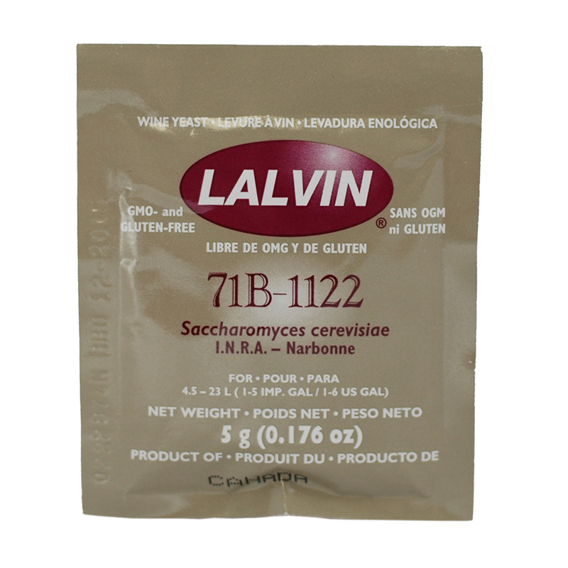Wine Yeast Lalvin 71B1122 Winemaking Yeasts and Supplies