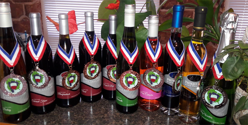 award winning wines from presque isle wine cellars