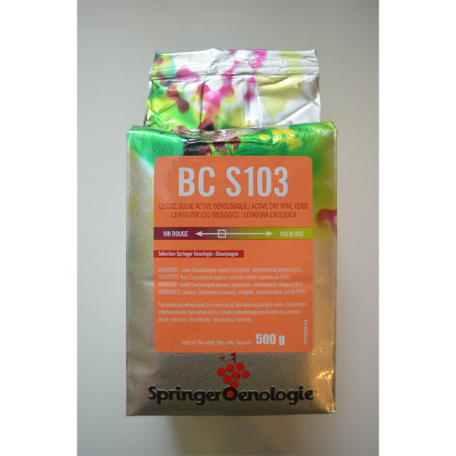 Fermentis BCS103 Wine Yeast, 500 grams