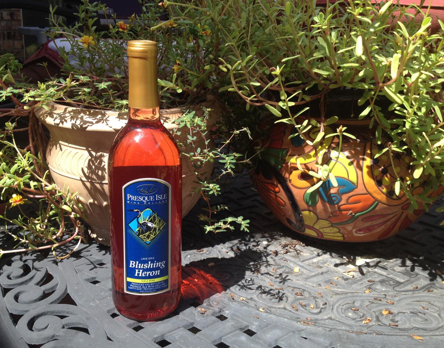 Presque Isle Wine Cellars Blushing Heron sweet rose photo