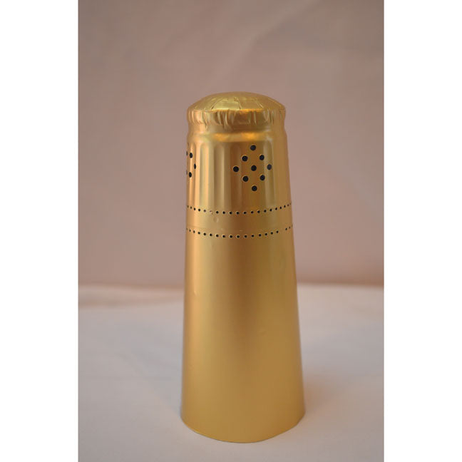 Champagne Capsules (Foils); 4.5" Hand-Crimped Gold color option product photo