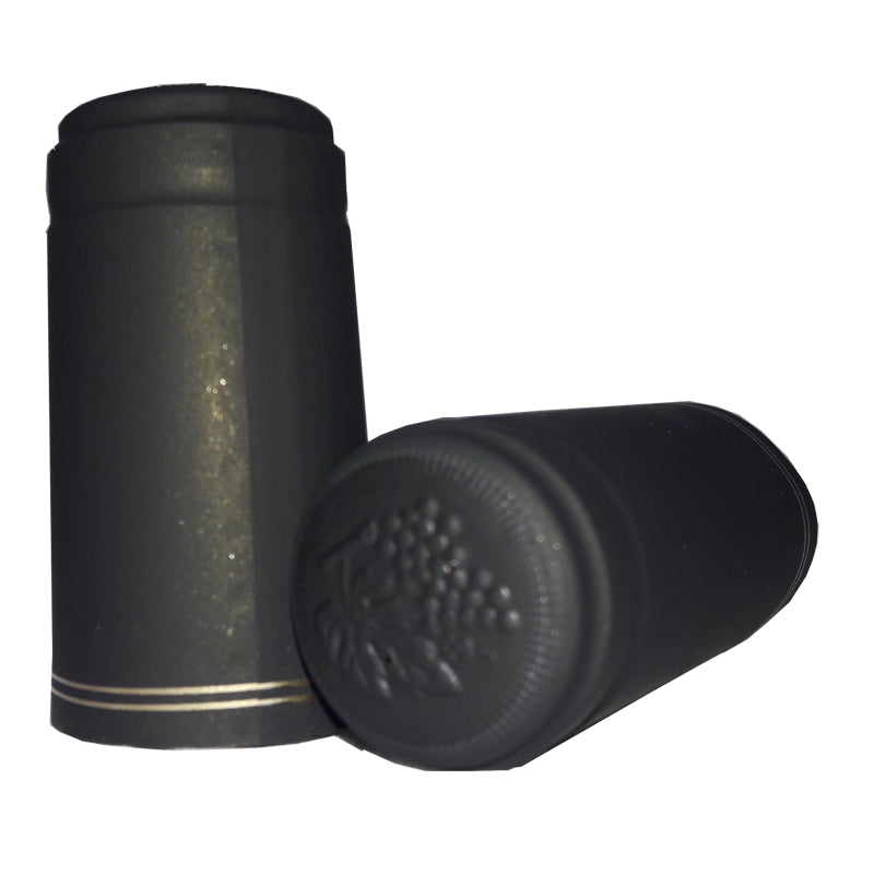 Plastic Heat-Shrink Capsule; Cork Finish, Multiple Color Options
