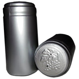 Plastic Heat-Shrink Capsule; Cork Finish, Argento Silver Color Option product photo