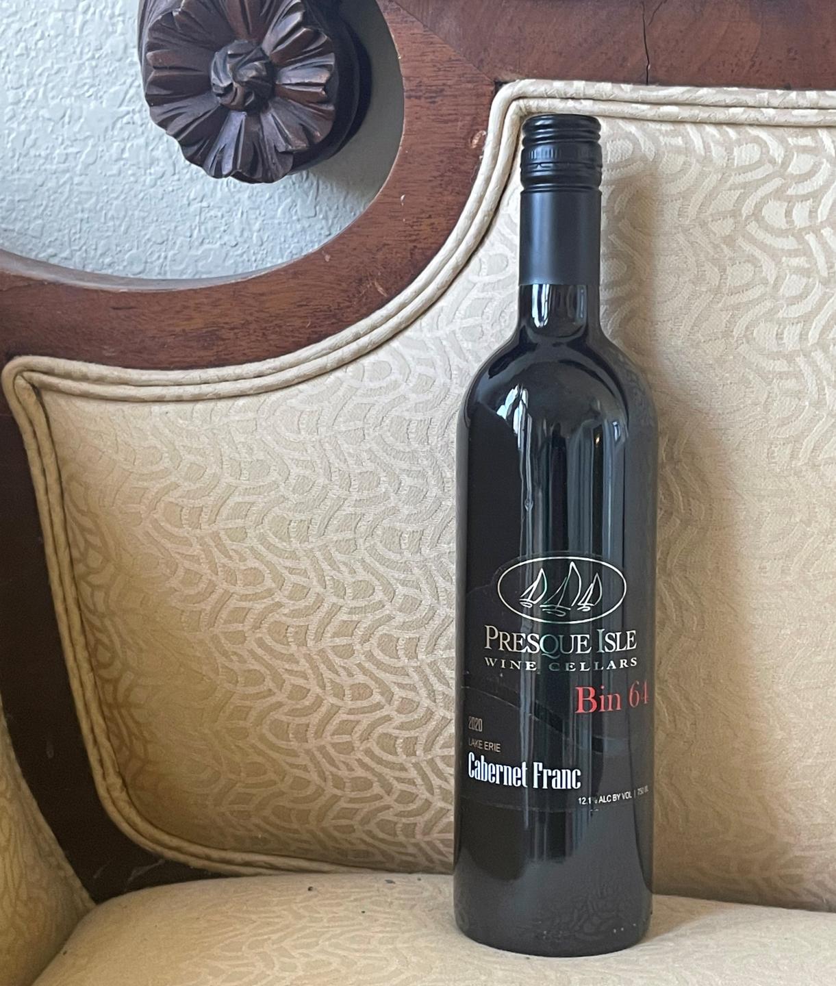 Presque Isle Wine Cellars award-winning Cabernet Franc dry red wine photo