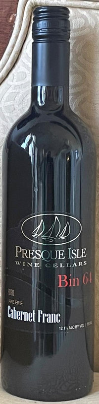 Presque Isle Wine Cellars Bin 64 Series Cabernet Franc dry red wine photo