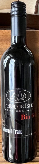 Presque Isle Wine Cellars award-winning Cabernet Franc dry red wine photo