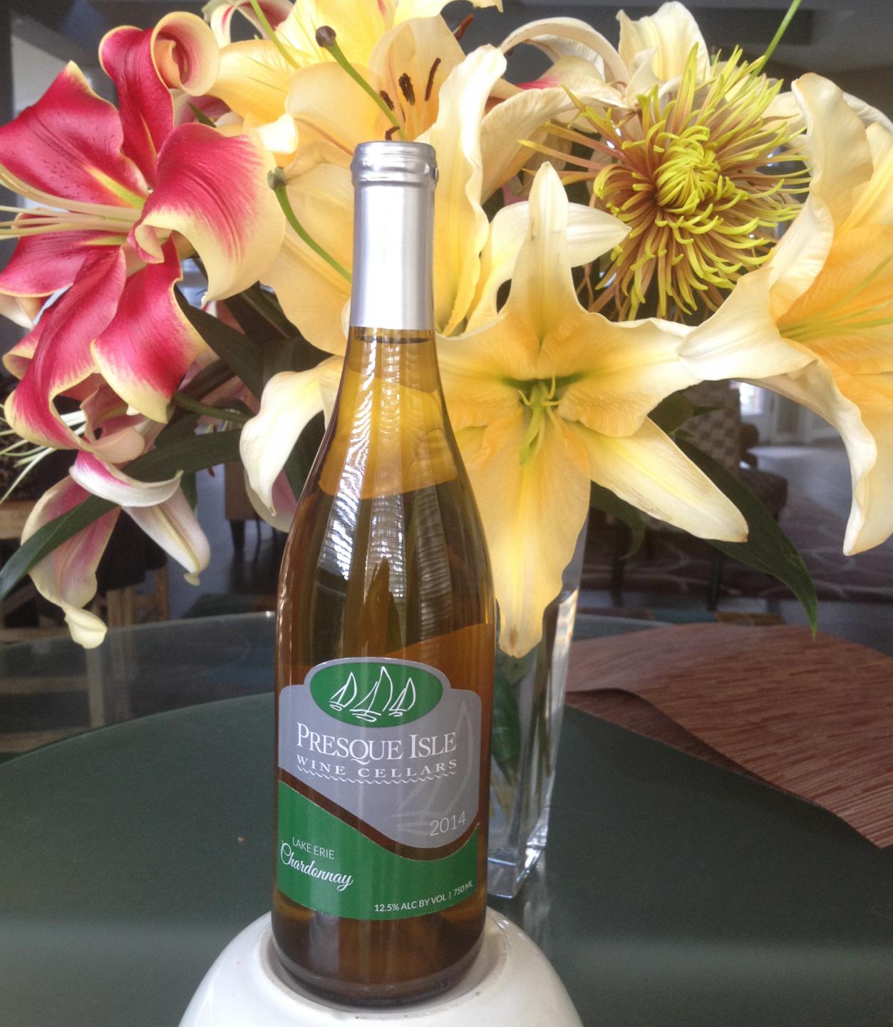 Presque Isle Wine Cellars Chardonnay puncheon-fermented dry white wine