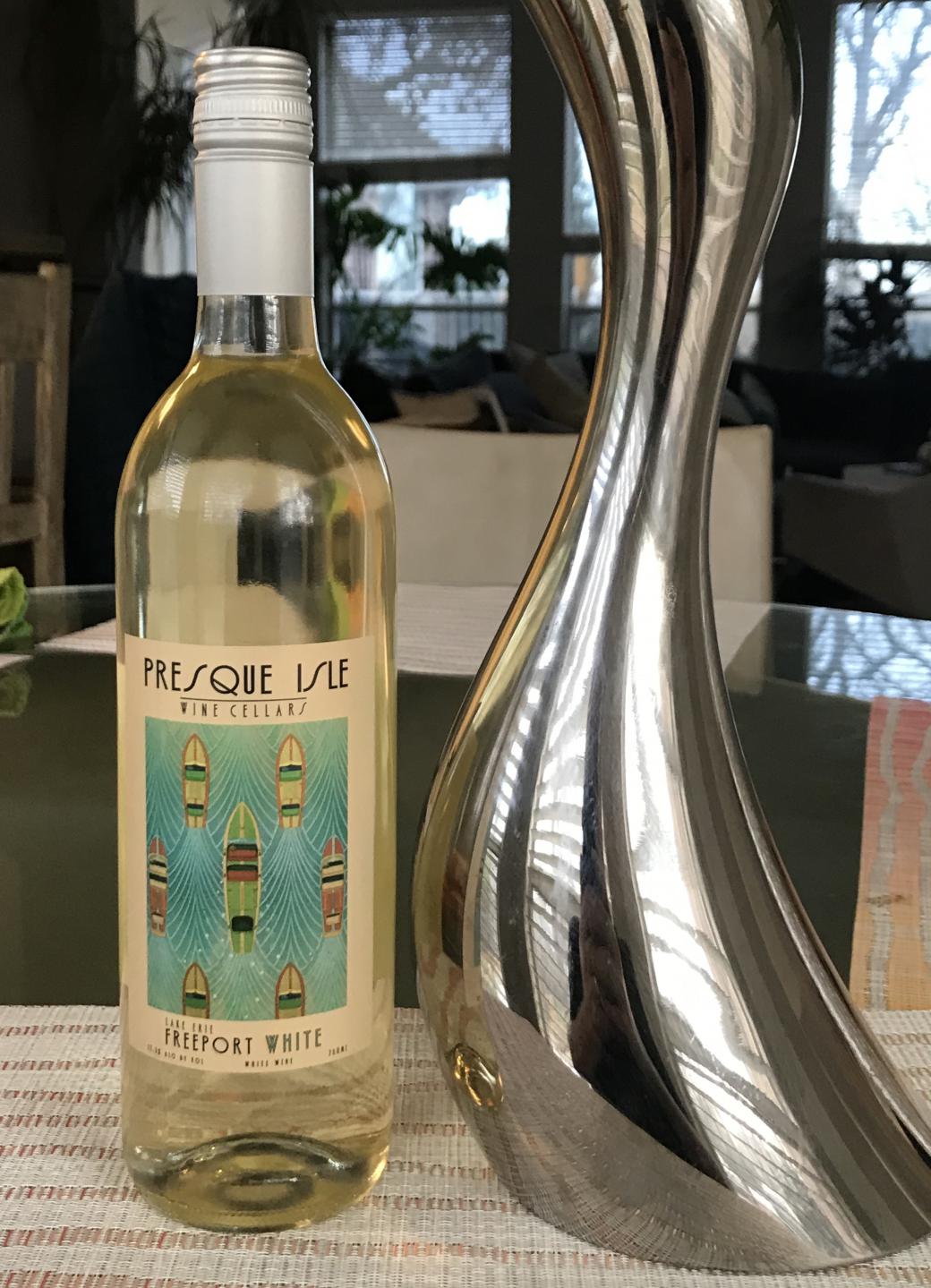 Presque Isle Wine Cellars Award-Winning Freeort White semi-dry white wine photo