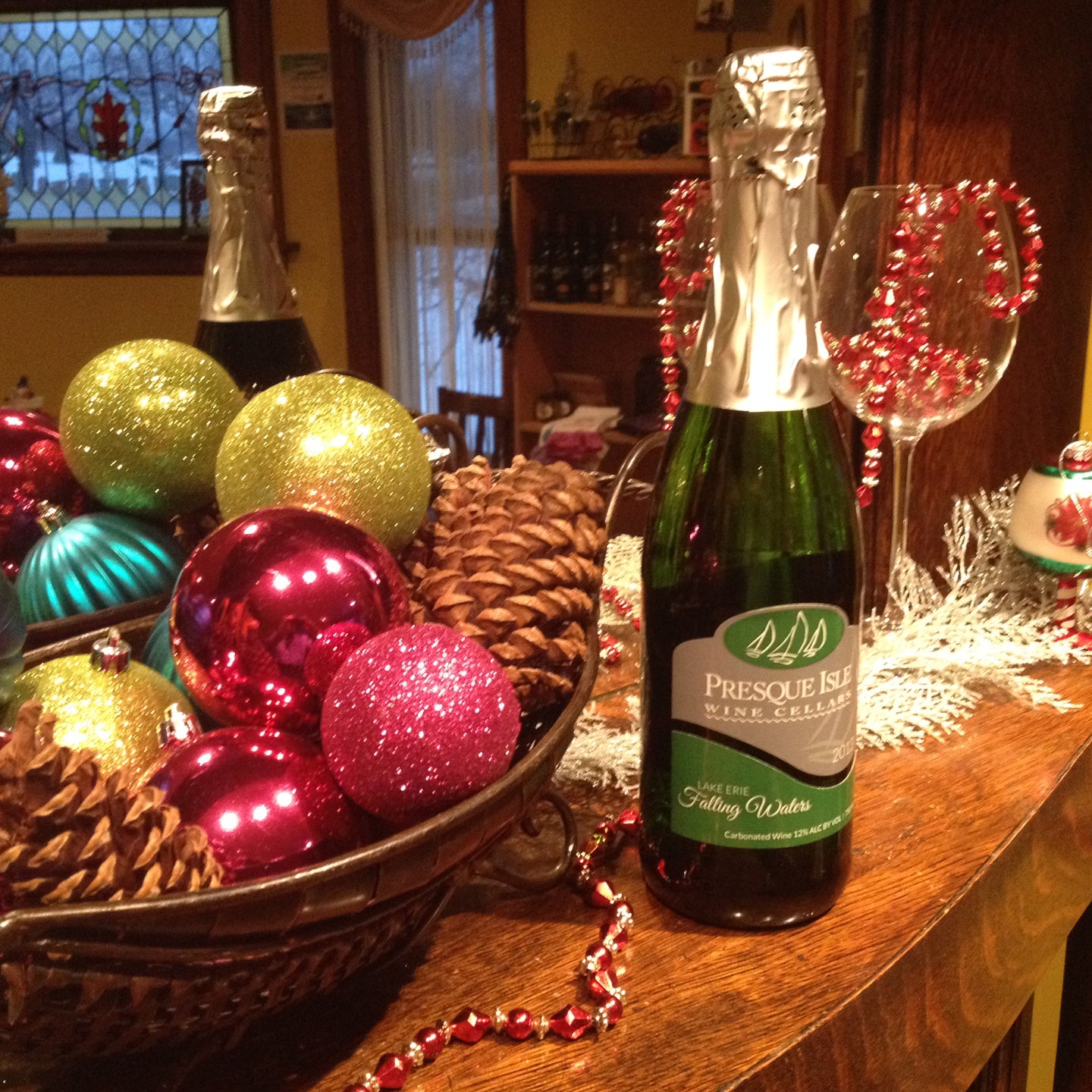 Presque Isle Wine Cellars Falling Waters sparkling wine photo