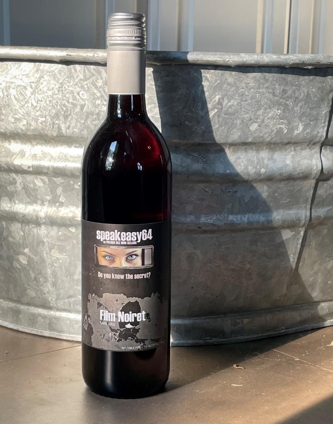 Presque Isle Wine Cellars 100-Point Noiret dry red wine bottle