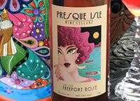 Presque Isle Wine Cellars Freeort Rose wine label