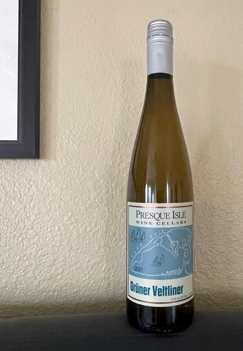 Presque Isle Wine Cellars Award-Winning Gruner Veltliner dry white wine photo