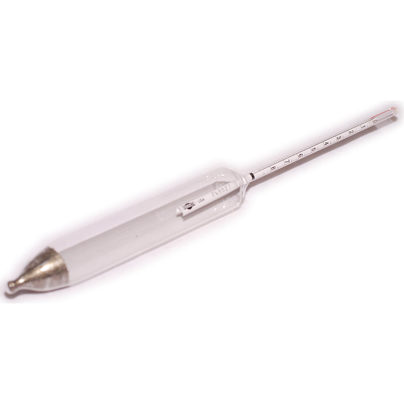 Hydrometer / Saccharometer: Narrow Range (0-8 Brix) – piwine