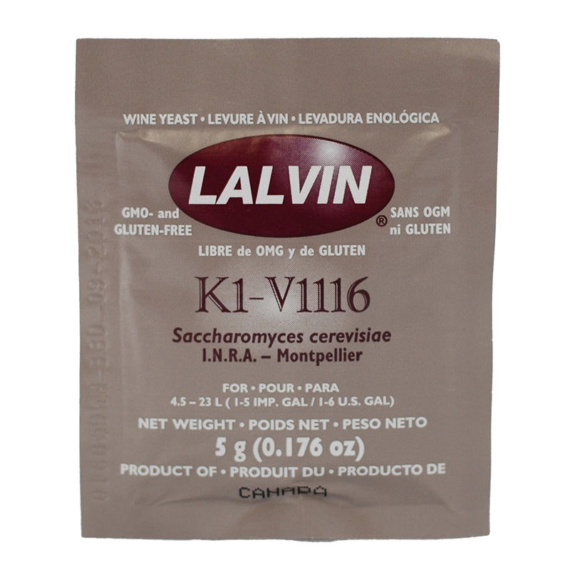 Lalvin K1-V1116 (K1V)™ Wine Yeast