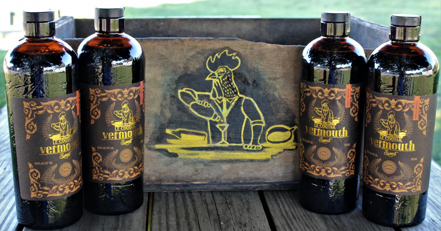 Presque Isle Wine Cellars LeCoqtail craft sweet vermouth wine photo