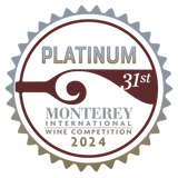 2024 Monterey International Wine Competition Platinum Medal Award Winning Wine