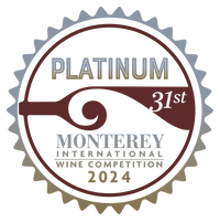 2024 Monterey International Wine Competition Platinum Medal Award Winning Wine