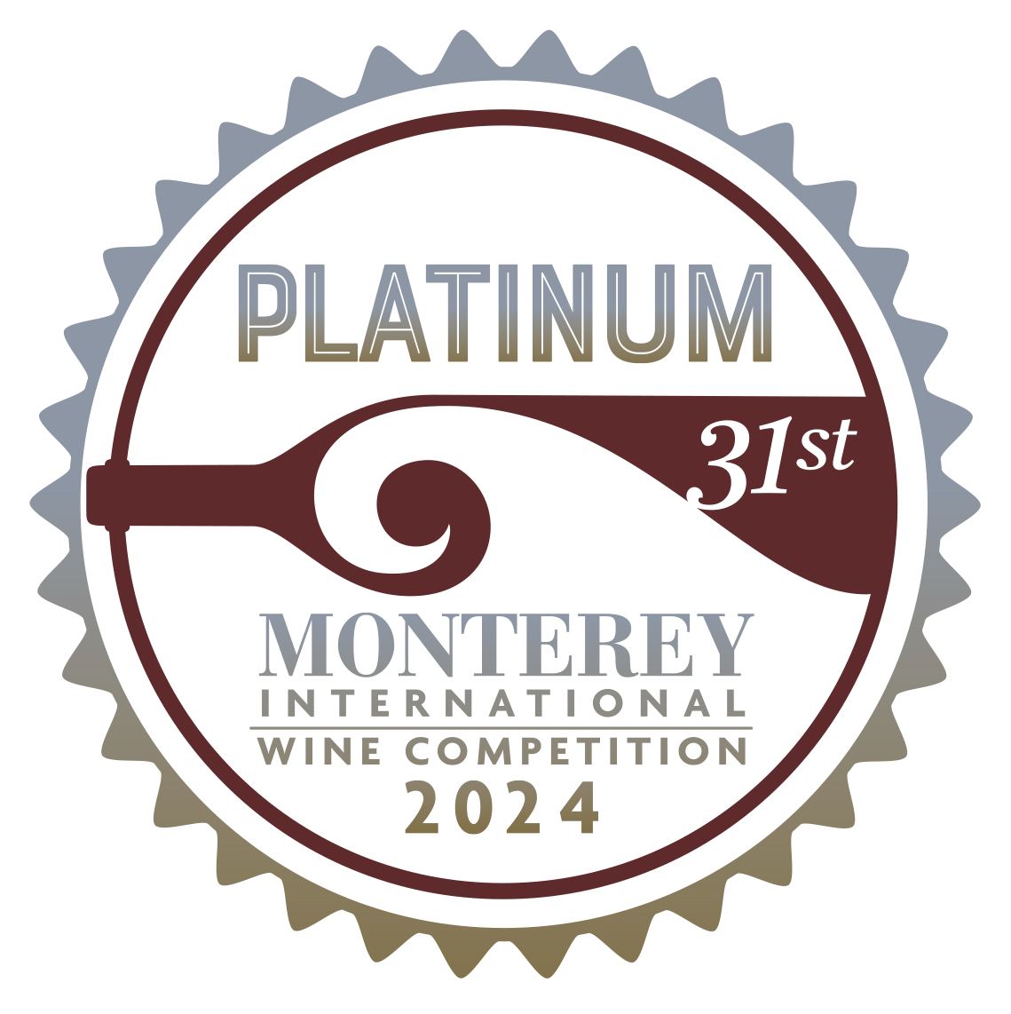 2024 Monterey International Wine Competition Platinum Medal Award Winning Wine