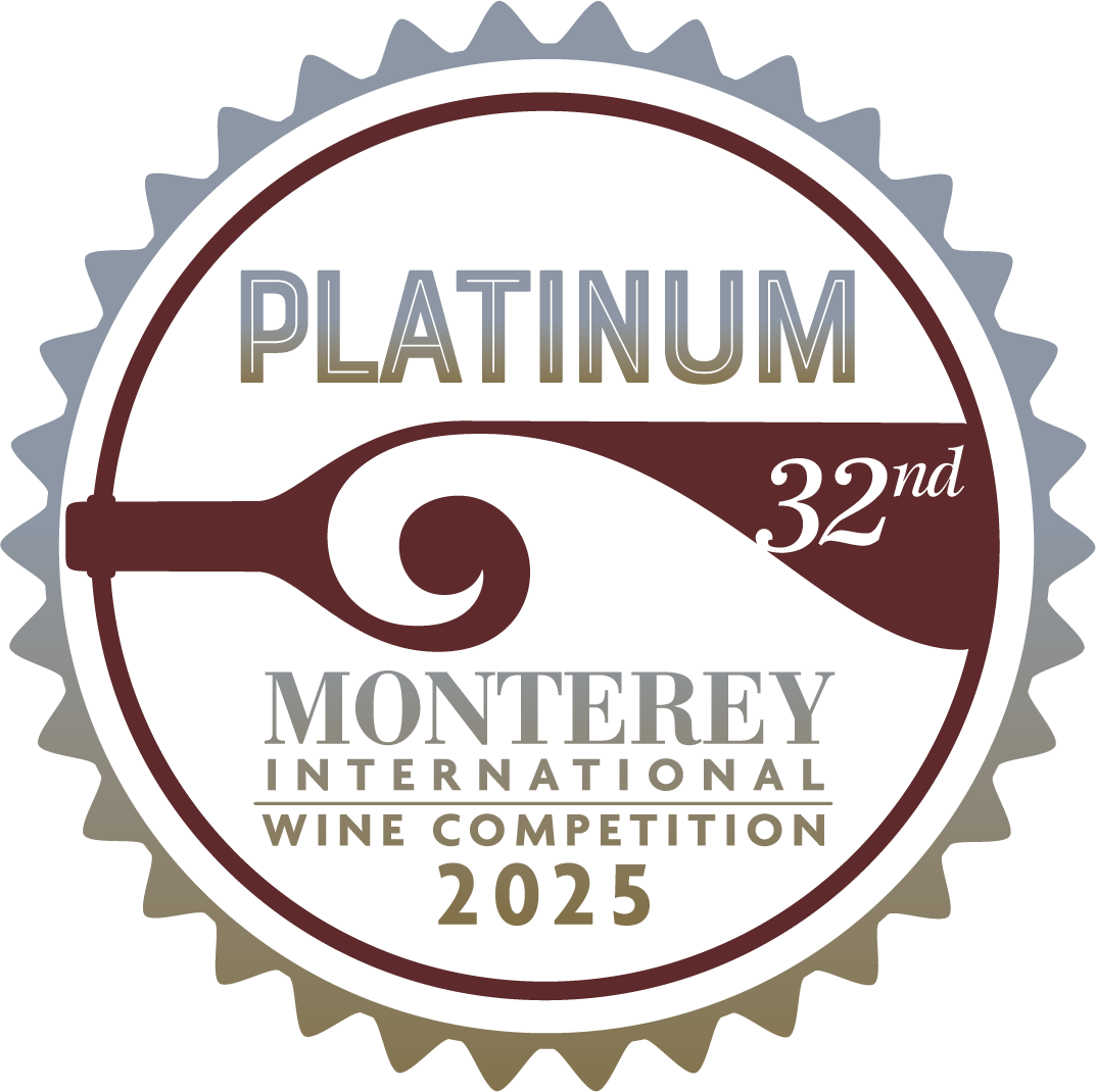 2025 Monterey International Wine Competition Platinum Award winning wine