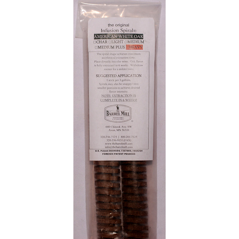 American Oak Infusion Spirals for 6 Gallon Batches, Multi Toast Options
