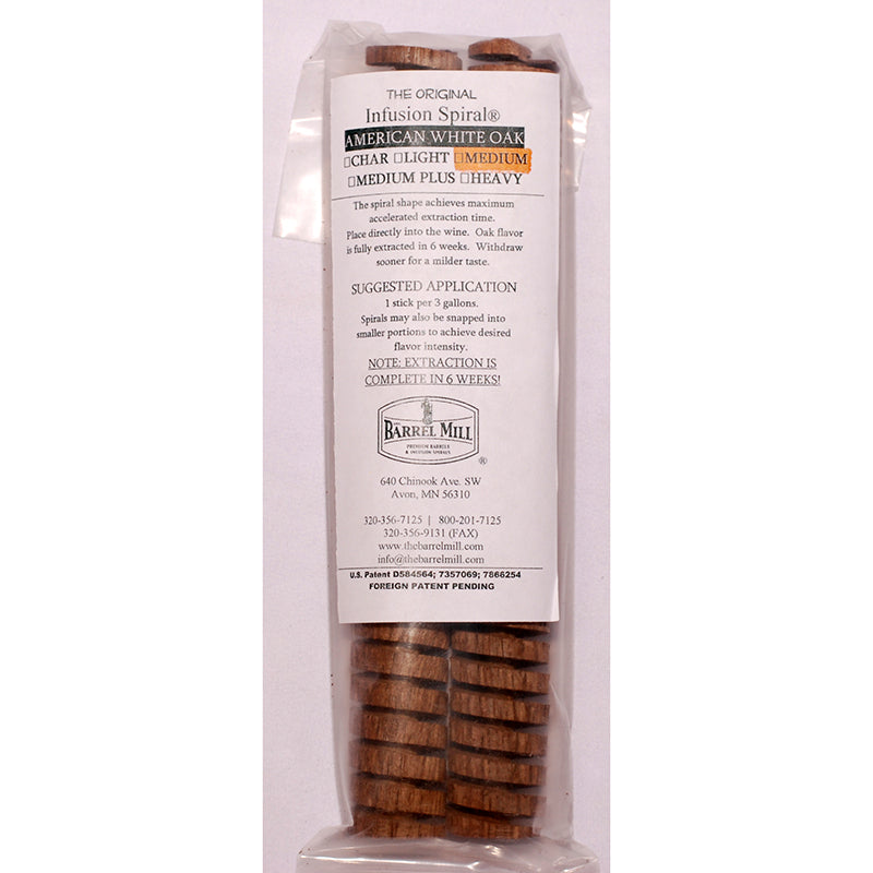 American Oak Infusion Spirals for 6 Gallon Batches, Medium Toast product photo