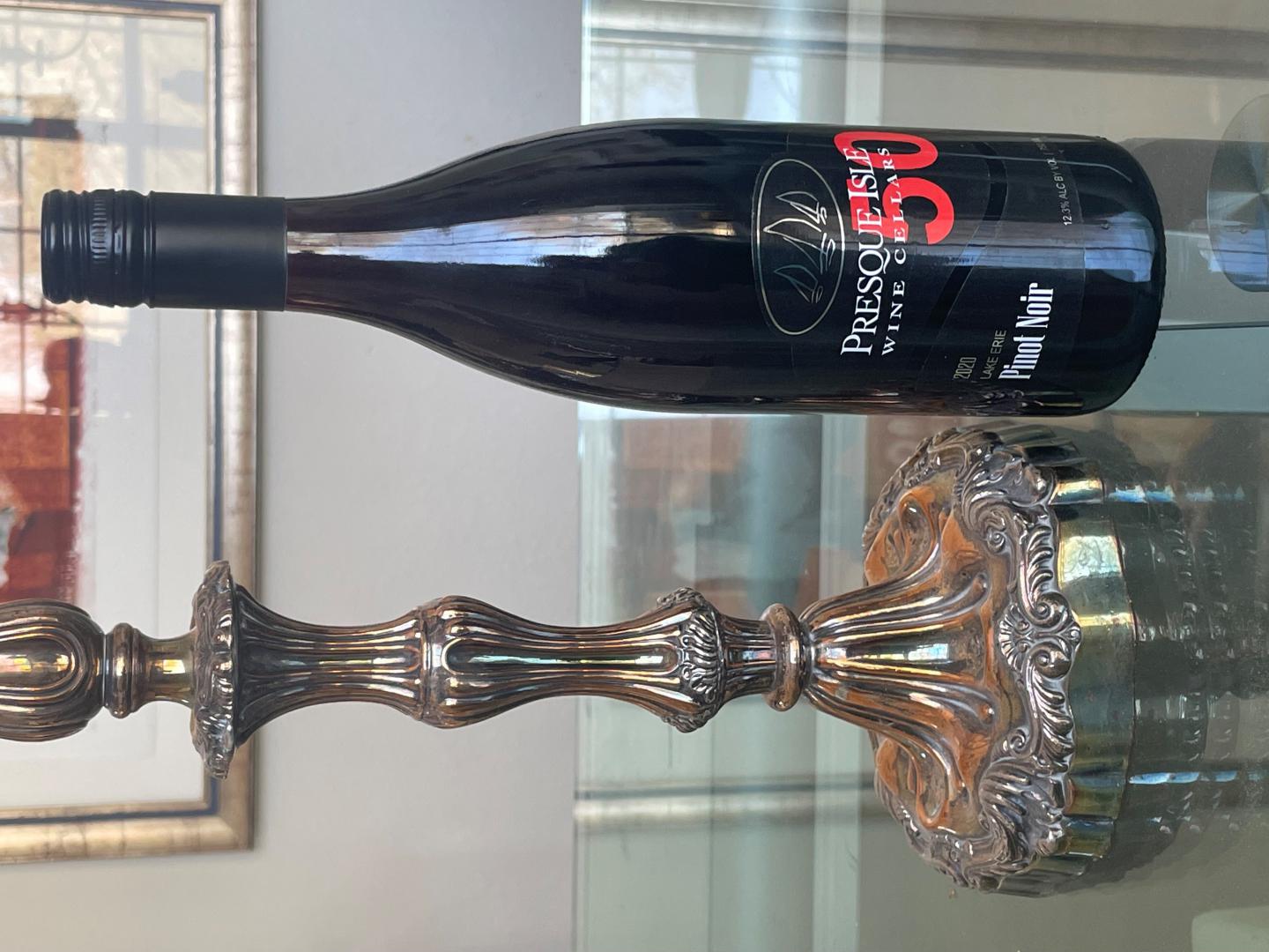 Presque Isle Wine Cellars award-winning Pinot Noir dry red wine photo
