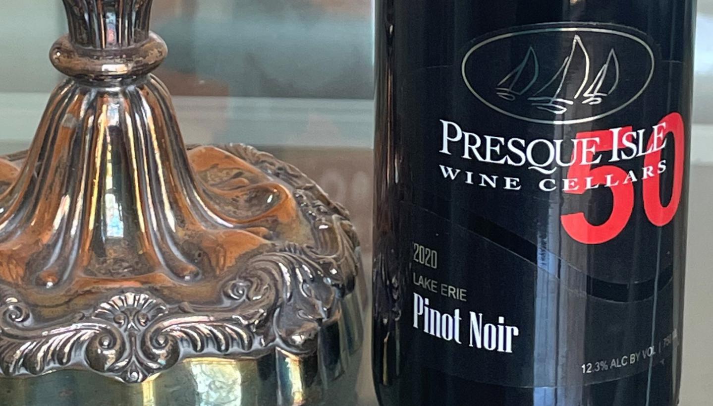 Presque Isle Wine Cellars 50-Series Pinot Noir dry red wine label