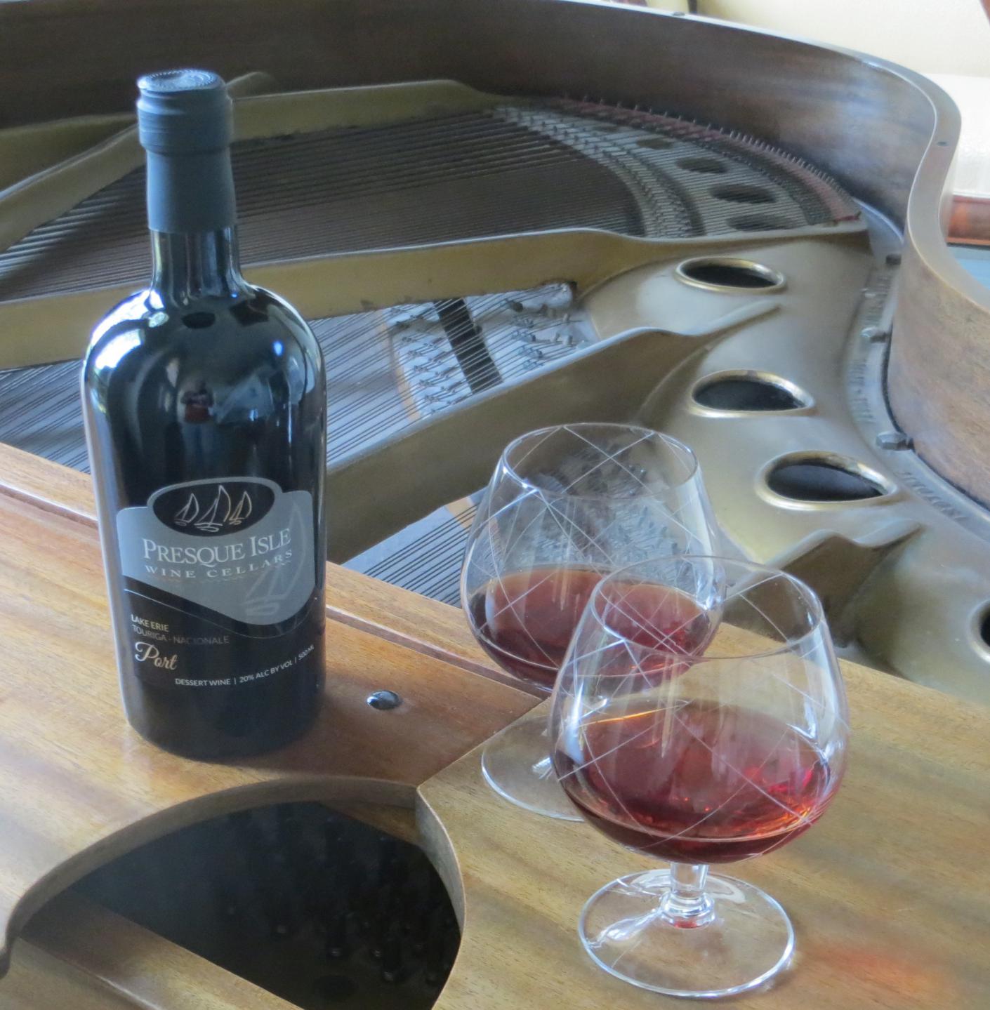 Presque Isle Wine Cellars award-winning Port red wine photo