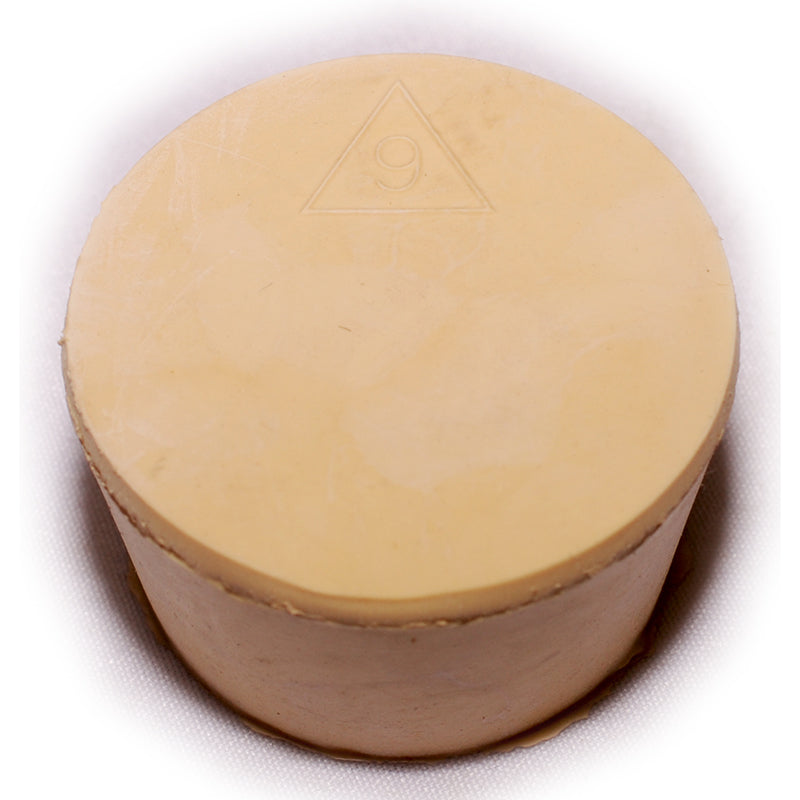 Rubber Stopper #9, Tapered: Tail-1.50" Top-1.81"; Solid or Bored