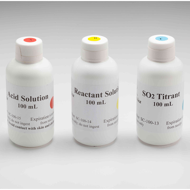 Reagent Refill: (Sulfite) SO2 (for Vinmetrica SC-100 and SC-300 Analyzers)