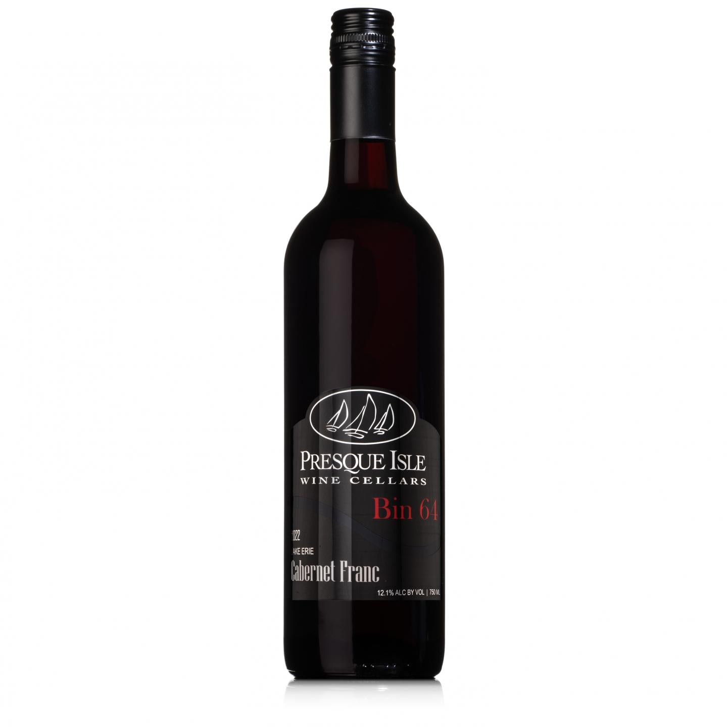 Presque Isle Wine Cellars Cabernet Franc dry red wine bottle
