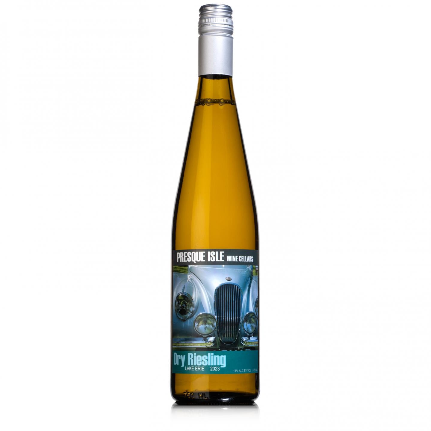 Presque Isle Wine Cellars Riesling dry white wine bottle