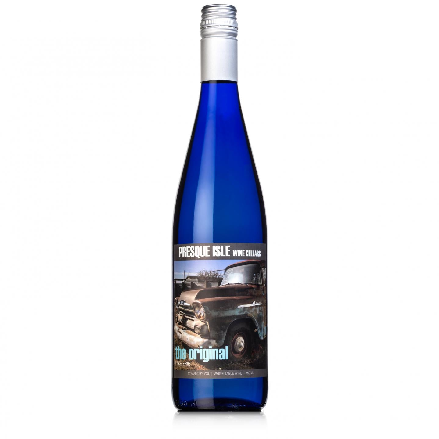 Presque Isle Wine Cellars the Original semi-dry white blend wine bottle