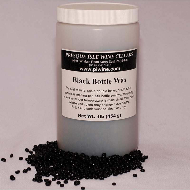 Bottle Sealing Wax Beads, Black 1 lb product photo