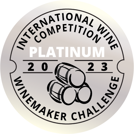 2023 Winemaker Challenge International Wine Competition Platinum Medal Award Winning Wine