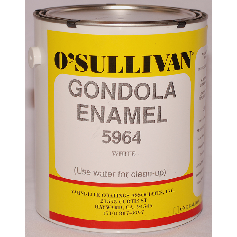 White Enamel Paint (Gondola 5964): Gallon