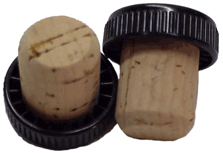 Wine Corks: Plastic Top, Natural Cork | Winemaking Supplies