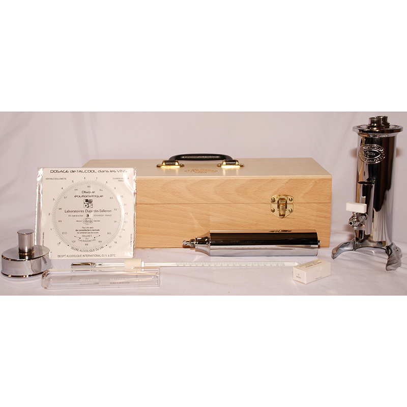 Ebulliometer measures alcohol content in wine, traditional Dujardin Salleron | Wine making Supplies