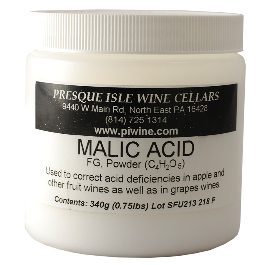  MALIC ACID Promote Wine Flavours 100g Souring Agent / Confectionery etc. 