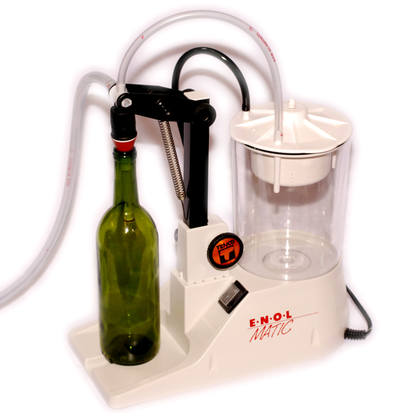 Vacuum Bottle Filler Enolmatic for filling bottles with home made wine