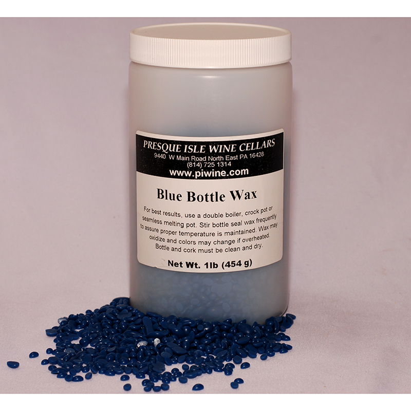 Bottle Sealing Wax Beads, Blue 1 lb container