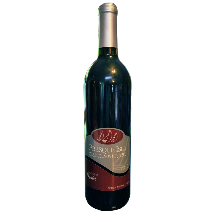 2017 Merlot Dry Red Wine  Award Winning Wine from Presque Isle Wine Cellars