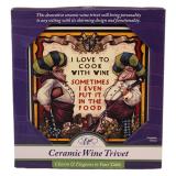 Ceramic Wine Trivet | Wine Gifts from Presque Isle Wine Cellars