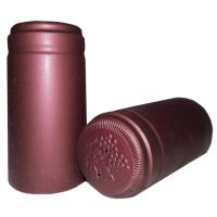 PVC Heat Shrink Capsules 110 Count Red Wine Shrink Wrap Wine Bottle Corks Capsules for Professional Wine Cellars and Home Use 